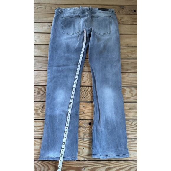 Hugo Straight Leg Jeans Size 33x32 Men’s Gray - Picture 9 of 11